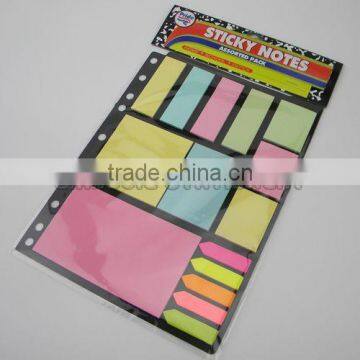 Customized sticky notes in different shapes