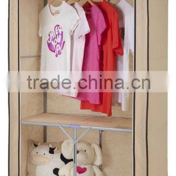 Cheap colorful foldable cloth storage bedroom wardrobes