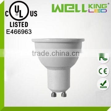 UL energy star CE RoHS 4W 5W 6W dimmable cob 3w gu10 led