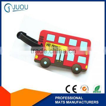 2015 hot selling bus shaped travel luggage tag