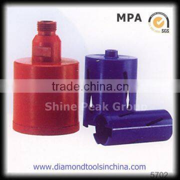 Stone Coring Brazed Segmented Dry Diamond Stone Drill Bit With Side Protection photo-6