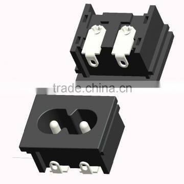 AC Inlet 2pin black