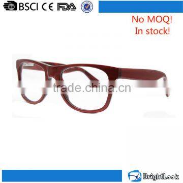No MOQ in stock acetate optics vintage funny eye glasses