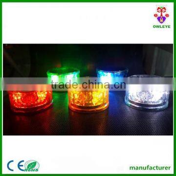 Solar Yellow Led Beacon Light Strobe Lamp With Magneic Base for Car Accessory photo-6