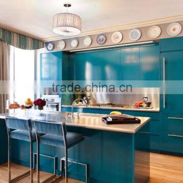 Customized MDF Lacquer Kitchen Cabinet Interior Design photo-3