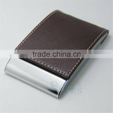 leather magic metal id card holder