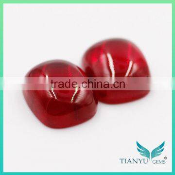 10*14mm 5# Cabochon Pigeon Cut Red Gemstone For Ruby Ring