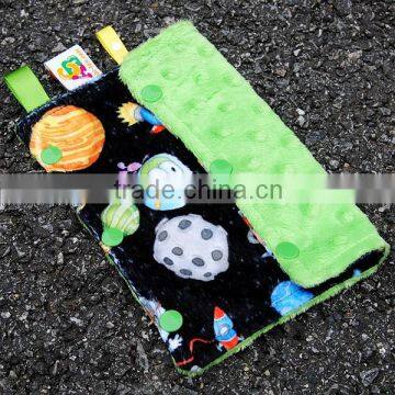 China wholesale skin friendly soft touch microfiber minky baby drool pad