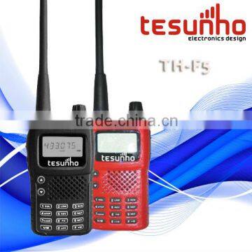 5km 2 way radio TESUNHO amateur 128 channels TH-F5 practical walkie talkie built in FM radio