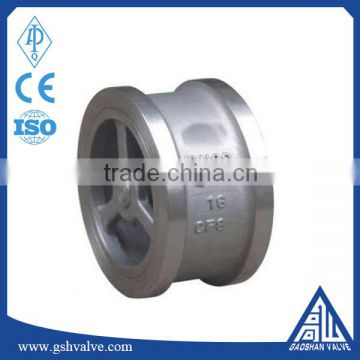 stainless steel cf8 wafer spring check valve