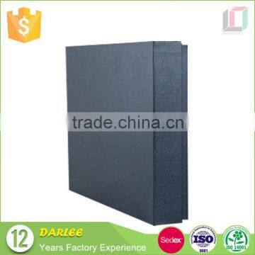 Black Luxury Recycled Rectangular Clothing Packaging Box With Lid