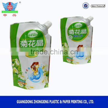 Lamination packaging suction nozzle bag for baby milk powder 400g