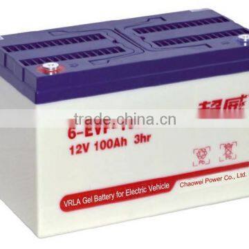 EVF Series VRLA Battery for Electric Vehicles, 12V 100Ah/3hr