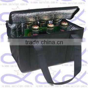 Hand carry travel picnic insulated cooler bag beer cooler bag