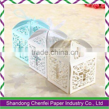 Decorative Christian Cross Design Candy box for Baby Shower