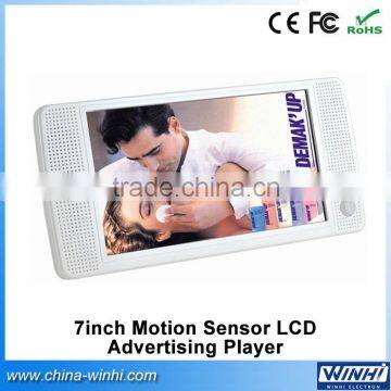 7 inch Portable Motion Sensor PIR Very Small LCD Screen Mini LCD Monitor Digital Advertising Screens For Sale Small LCD Display
