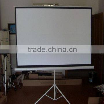 60-120 Inches Protable Matte White Movie Theater Tripod Projection Screen, Foldable Projector Screen photo-2