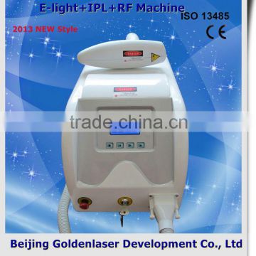 2013 laser tattoo removal slimming machine cavitation E-light+IPL+RF machine ipl laser hair remove achine foto depilation