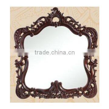 SJ-9190-8 21 2/7"x23 1/5"small brownish red decorative mirror