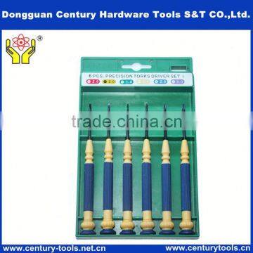 6pcs mini plastic screwdriver