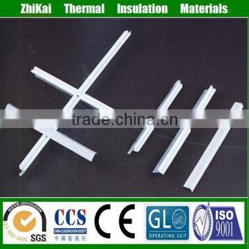 suspended ceiling profile Tee Grid for perforated fiberboard