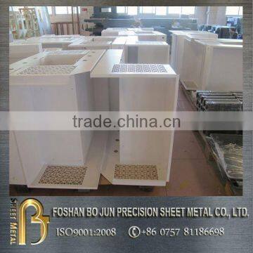 China manufacturer custom steel instrument enclosure with white powder coating