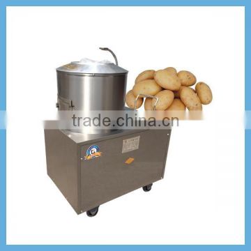 potato washer peeler slicer/potato all-in-one machine/potato washing peeling slicing machine