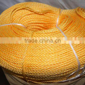 2016 hot sale Factory direct quality assurance best price of orange colour polyethylene twisted rope