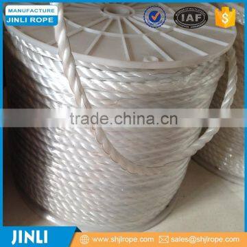 16mm*180m three strands twisted polyester rope for yacht made in China