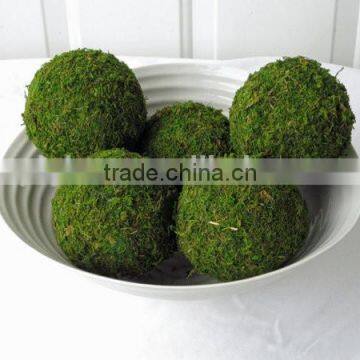 Fine packing dry moss decorations eva foam balls
