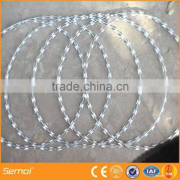 Trade Assurance Galvanized Concertina Razor Barbed Wire