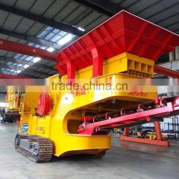 Crawler-type Mobile Jaw Crushing Station for Crushing Vaious Mines and Rocks,AH-106-J Factory Sale