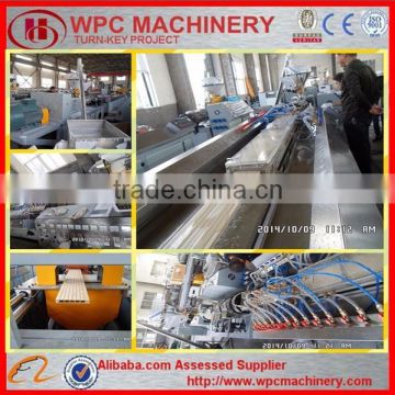 WPC wood plastic composite decking extrusion machine