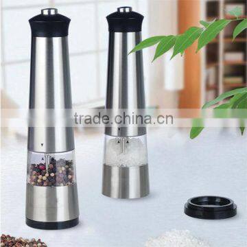 Electric Stainless Steel Salt And Pepper Mill