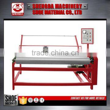 Automatic Roller Table type measure machine for fabric leather length measuring and re-reeling machine