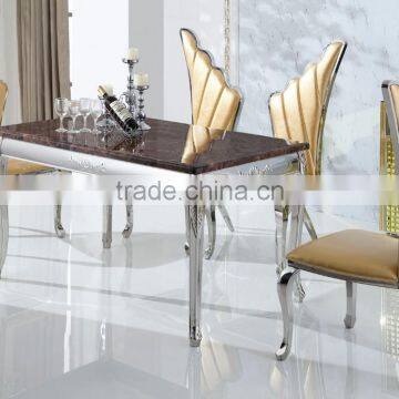 Elegant 304 Stainless Steel TV Cabinet And Coffee Table photo-4