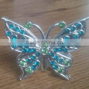 Rhinestones Butterfly Napkin Ring photo-3