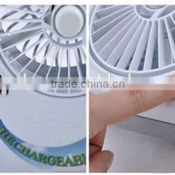 Hot Sale 3 in 1 Multifunction 6 Inch Solar Fan Rechargeable Emergency LED Light photo-4