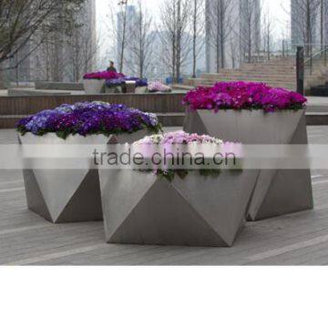 Arlau Outdoor Stainless Steel Flower Pots Square photo-4