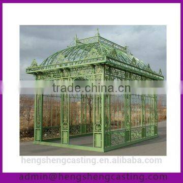Outdoor White Garden Steel and Glass Houses photo-4