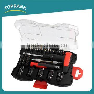 61pcs Small Hand Tool T Handle Ratchet Screwdriver Set photo-3