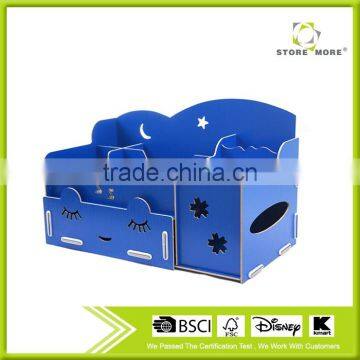 Wooden DIY Makeup Organizer Cosmetic Organizer Jewelry and Cosmetic Storage Display Boxes photo-2