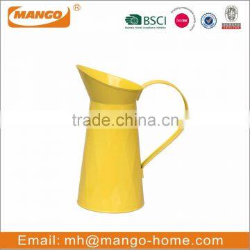 Colorful Powder Coating Embossing Antique Metal Water Jug