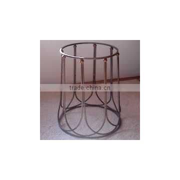wrought iron round table base