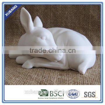 White Hanging Reindeer Ceramic Christmas Hanging Deer Ornament photo-3
