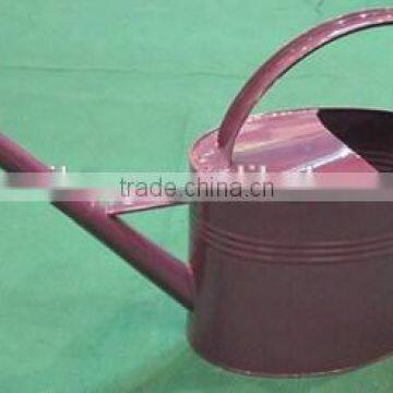 High Quality 7L Oval Metal Watering Can/ Colorful Metal Garden Toys/ Metal Flower Planter