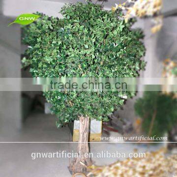 BTR013 GNW artificial decorated green feather christmas tree