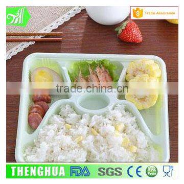 4-compartment Bento Lunch Box,Disposable Safe Plastic Food Container photo-6