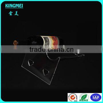 Round Black Acrylic Single Wine Bottle Display Holders Plexiglass Red Wine Cup Displays Buy 5pcs Cup Rack Wholesale photo-5