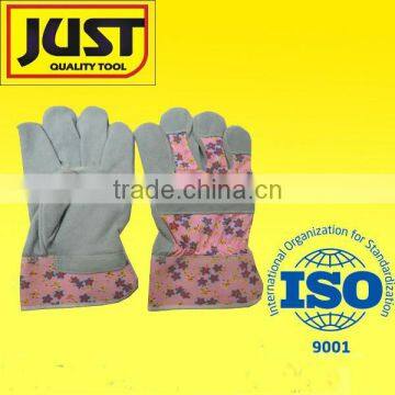 pig split printed garden glove